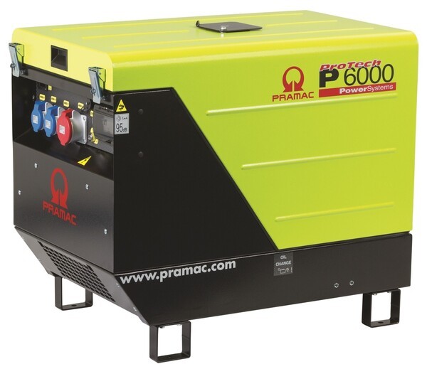 PRAMAC Stromerzeuger Schallgedämpft P6000 400V 50Hz #AVR #IPPz Dreiphasig