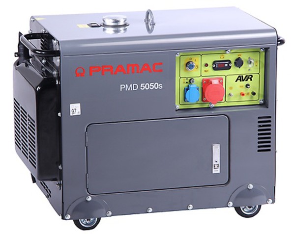 PRAMAC Stromerzeuger PMD5050S 230/400 V 50 Hz Dreiphasig DIESEL
